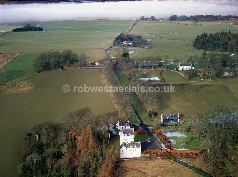 aerial pictures of Scottish monuments attractions castles of Scotland
