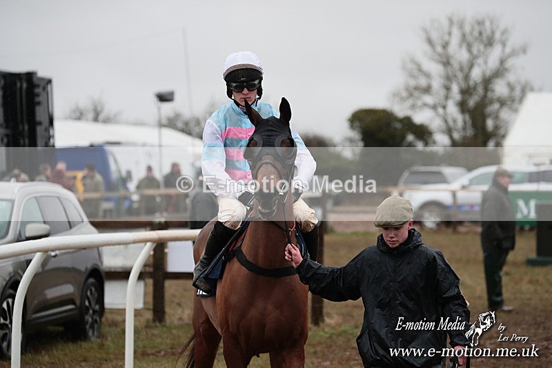 PtP 260125 819 - Cocklebarrow Point-to-Point racing with the Heythrop Hunt 26/01/25