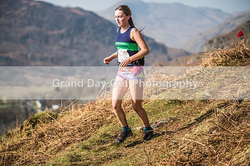 Elterwater-380 - Kendal Winter League Elterwater Under 15/17 Fell Races Sunday 9th March 2025