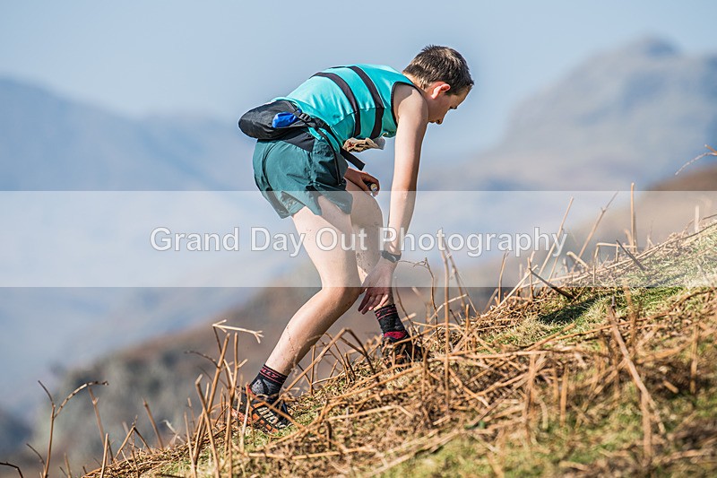Elterwater-230 - Kendal Winter League Elterwater Under 15/17 Fell Races Sunday 9th March 2025