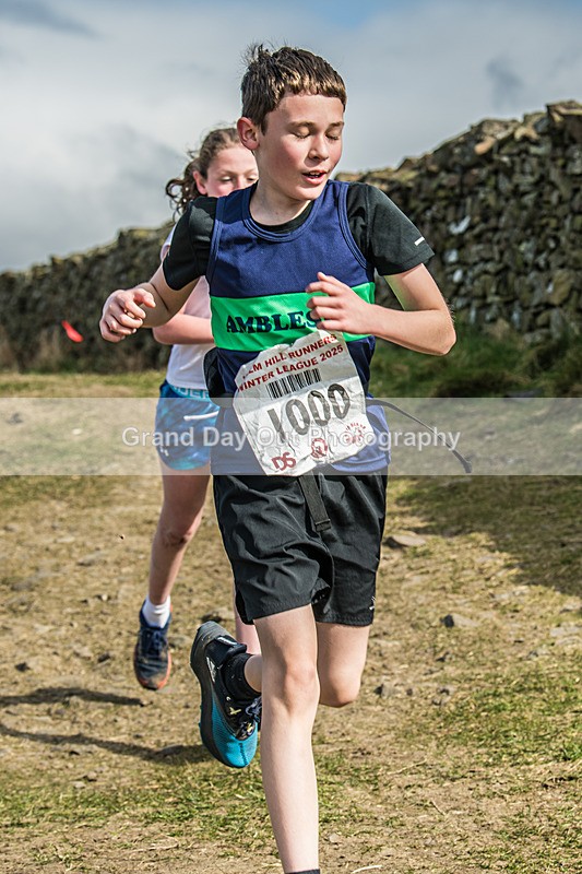 Helm Hill -159 - Kendal Winter League Helm Hill Fell Races (Under 13/15/17 & Seniors) Sunday 16th March 2025