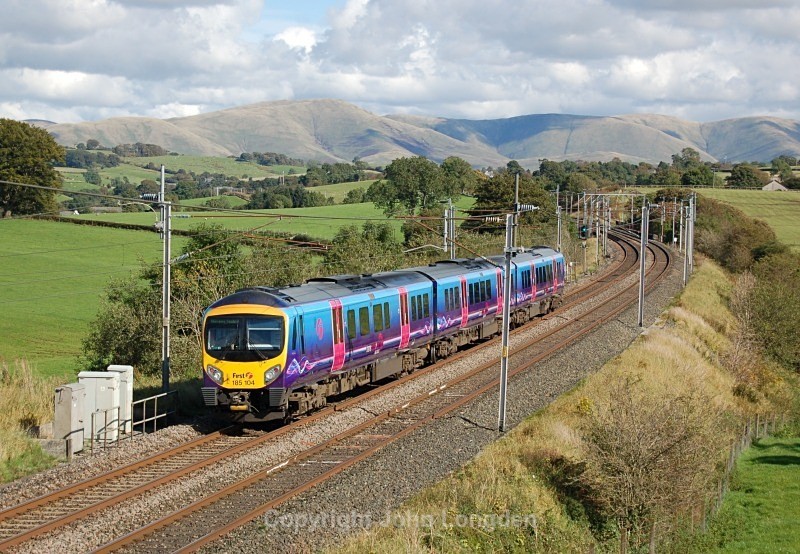 22.9.12 - 185104 13.00 Manchester Airport - Glasgow, Docker - West Coast Main Line (north to south)