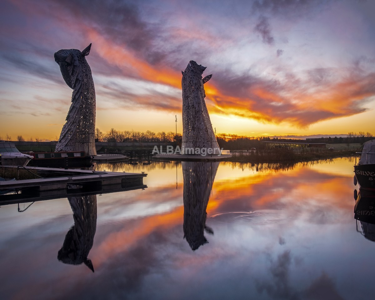 The Kelpies at Dawn - My Scotland - The Architecture