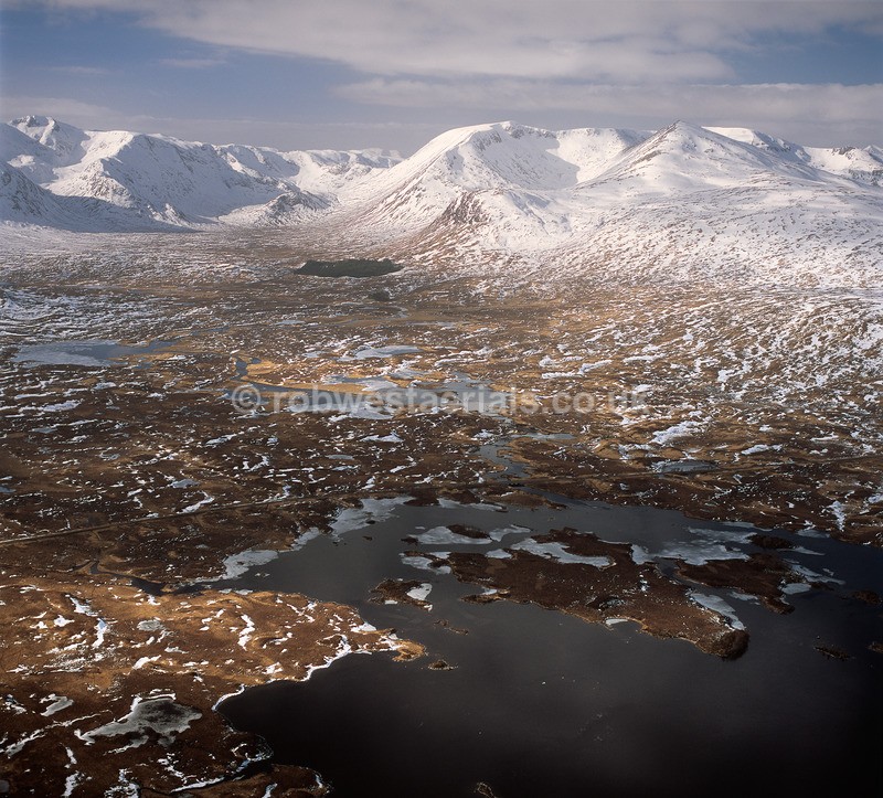 A00732AX2 The Black Mount from above Loch Ba on Rannoch Moor 2018 - Mountains, hills and moors