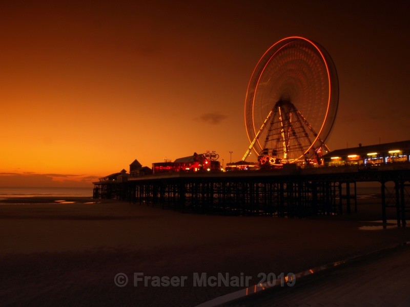 Blackpool Center pier - Landscape