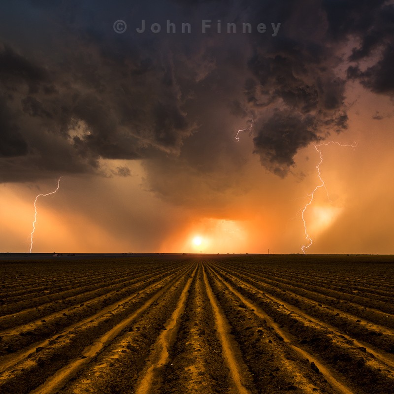 Sunset Thunderstorm - Weather photography