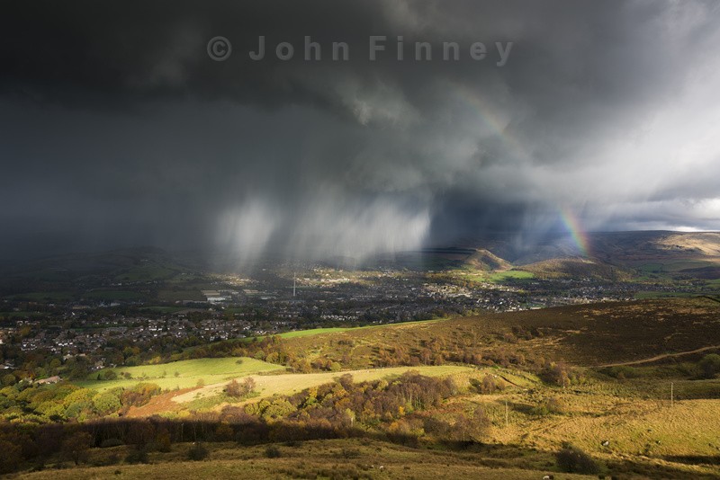 Autumn drama, Derbyshire England. - Weather photography