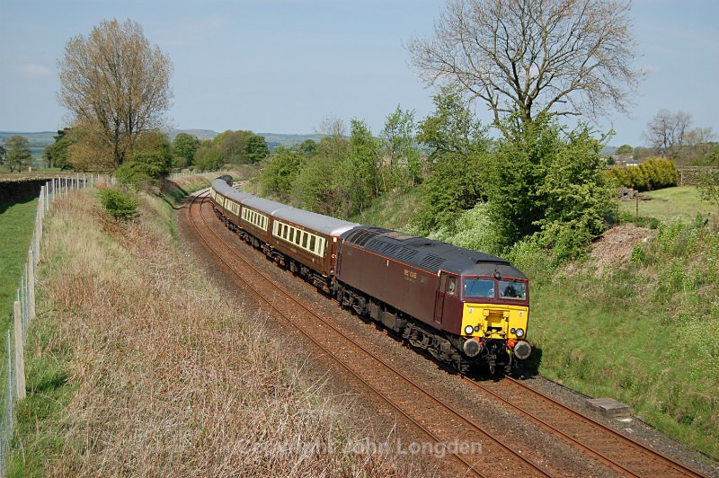 JL - 13.5.16 57316 5Z78N Carnforth - Hitchin, Long Preston - Around Long Preston