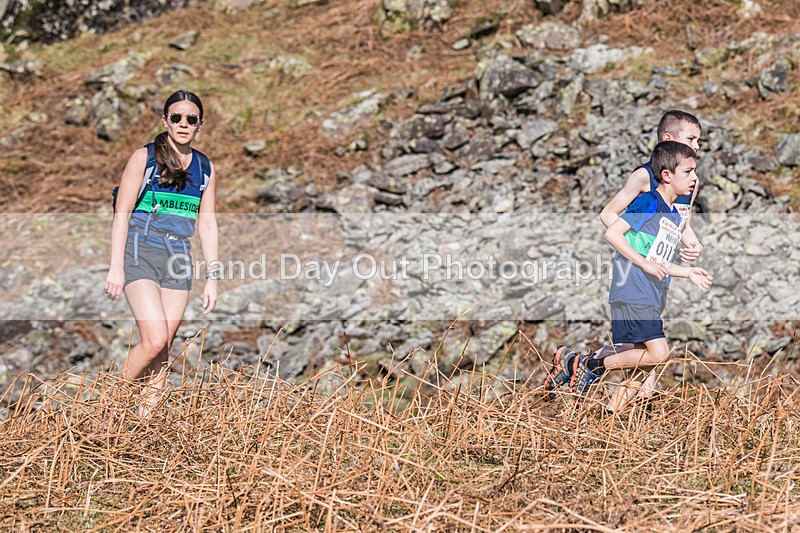 Elterwater-5 - Kendal Winter League Elterwater Under 13 Fell Race Sunday 9th March 2025