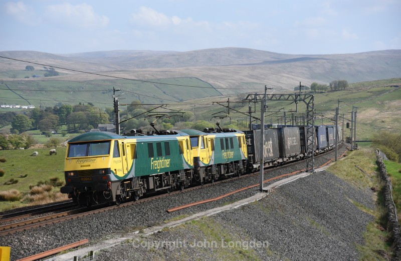 JL - 10.5.17 90042 90045 4S44 Daventry - Coatbridge, Greenholme - West Coast Main Line (north to south)
