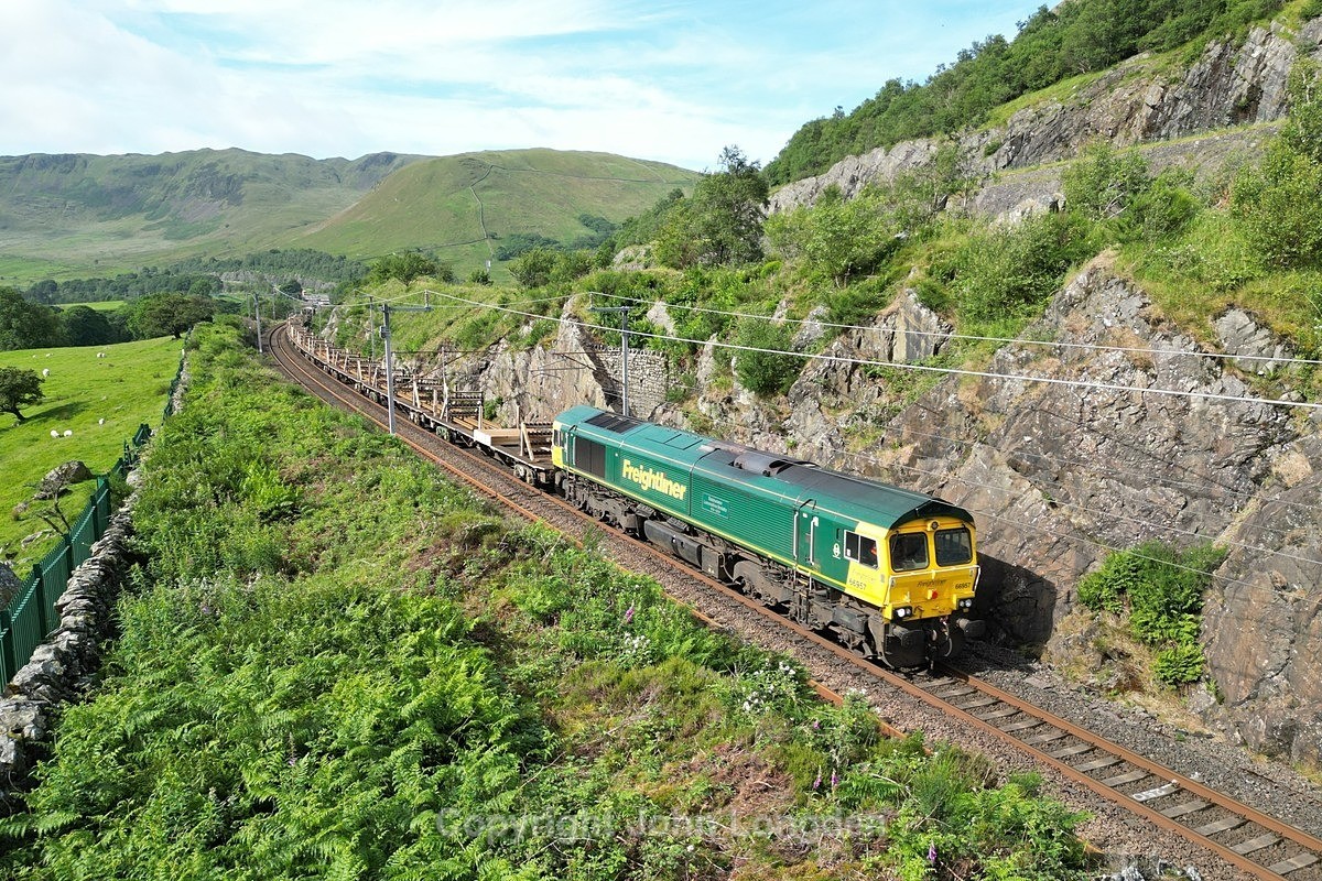 JL - 29.6.25 66957 6Y53 Golbourne Junc - Carlisle Yard, Tebay South - Latest shots