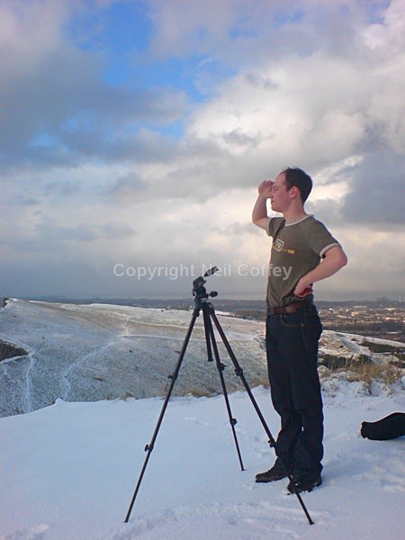 On Arthur's Seat, February 2009 - Personal
