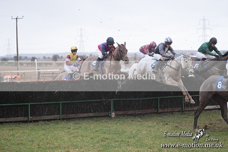 PtP 260125 585 - Cocklebarrow Point-to-Point racing with the Heythrop Hunt 26/01/25
