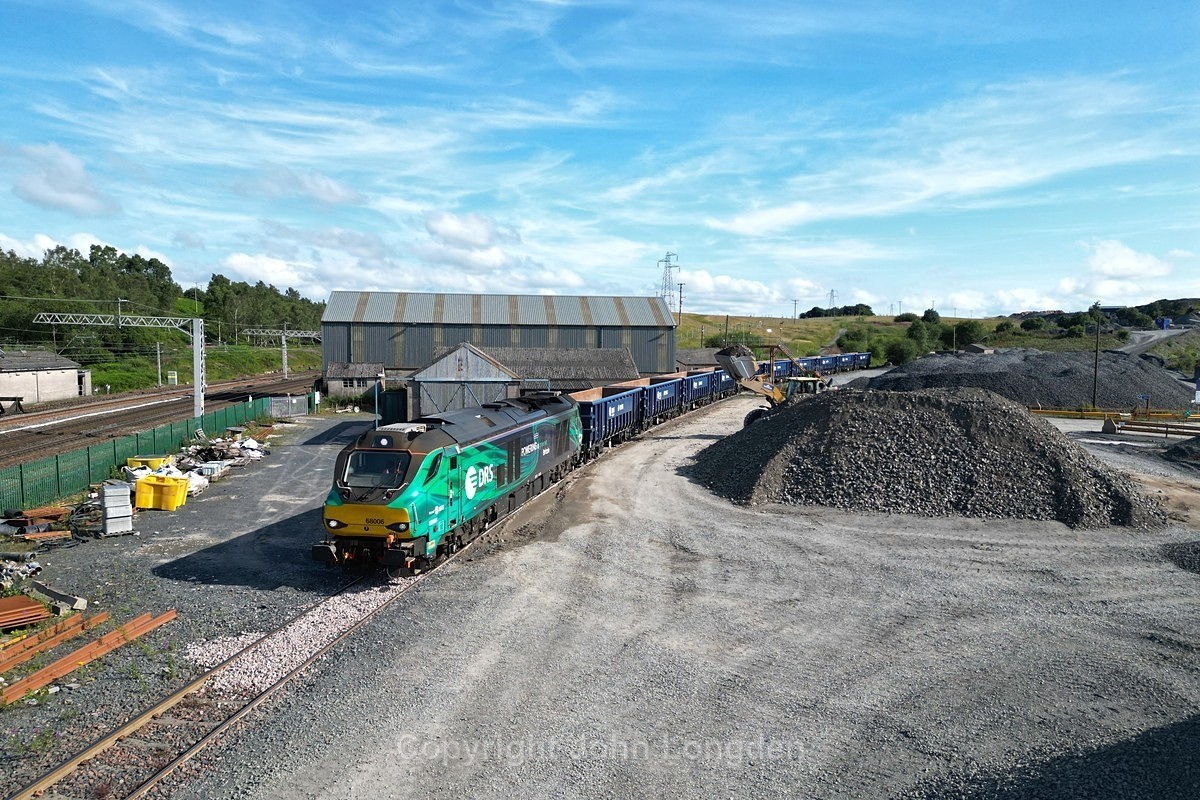 JL - 18.7.25 68006 6C16 Shap Quarry - Carlisle Kingmoor, Shap Quarry - Latest shots