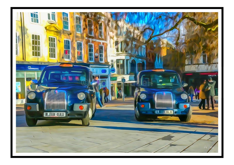 Moving Britain, Taxis & Buses by Paul Duddell, Whispers & Strokes - Artist, Painter, and Photographer