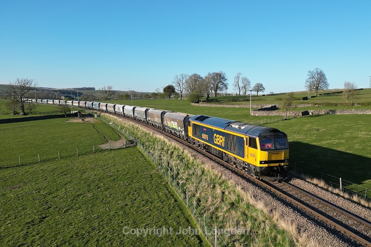 JL - 10.4.25 60076 6D31 Rylstone - Hull Dairycoates, Rylstone North - Latest shots