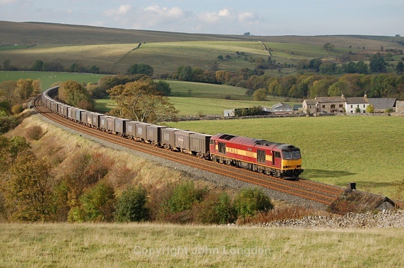 24.10.07 60002 6E13 Kirkby Thore - Milford, Smardale - Smardale