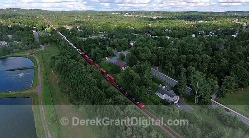 Rothesay New Brunswick Canada CN Rail Train