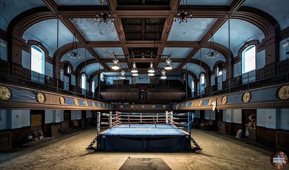 Philadelphia's abandoned legendary Blue Horizon Boxing Arena