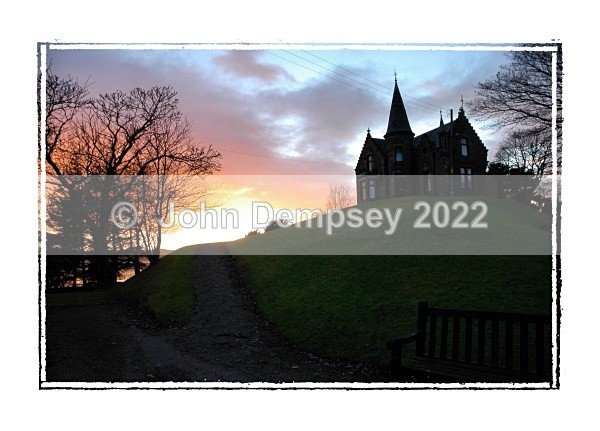 Cemetery House At Sunset - Sleepyhillock Cemetery