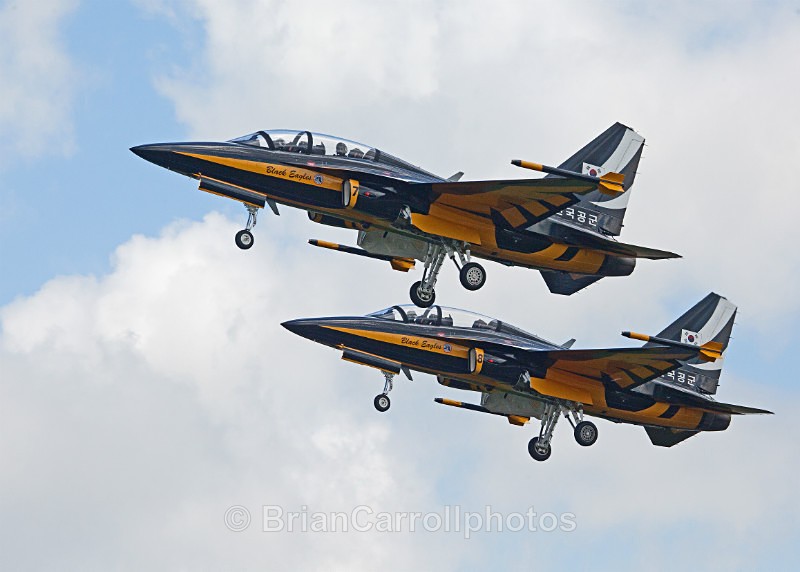 South Korean Black Eagles - RAF Fairford RIAT 2009 - 2014 Airshows