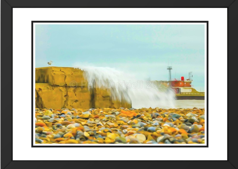 Seaside Serenity, Gorleston-On-Sea Paintings by Paul Duddell, Whispers & Strokes - Artist, Painter, and Photographer