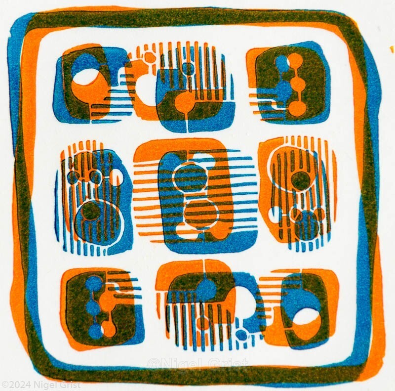  - Linocut