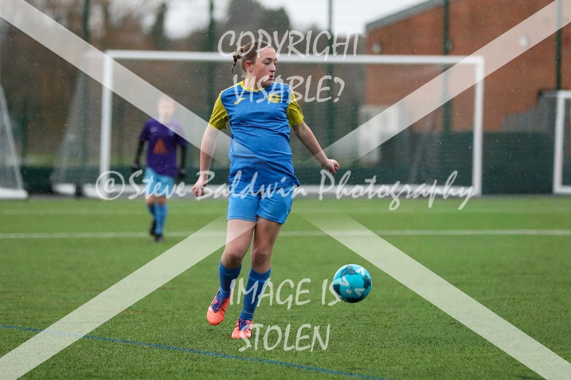 1DX20159 - 2026-02-15 FC Abbey Meads U13 Purple V Royal Wootton Bassett Town Youth U13 Yellow