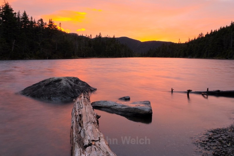 Sunset at Sterling Pond - Vermont & Long Trail