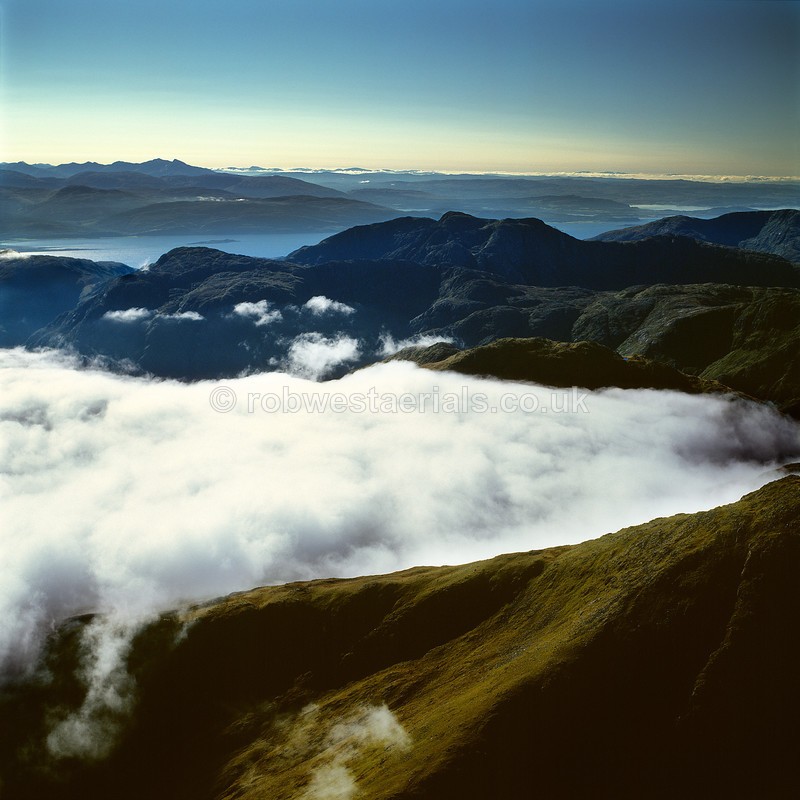 Garbh Bheinn peak in Glen Gour in Scotland