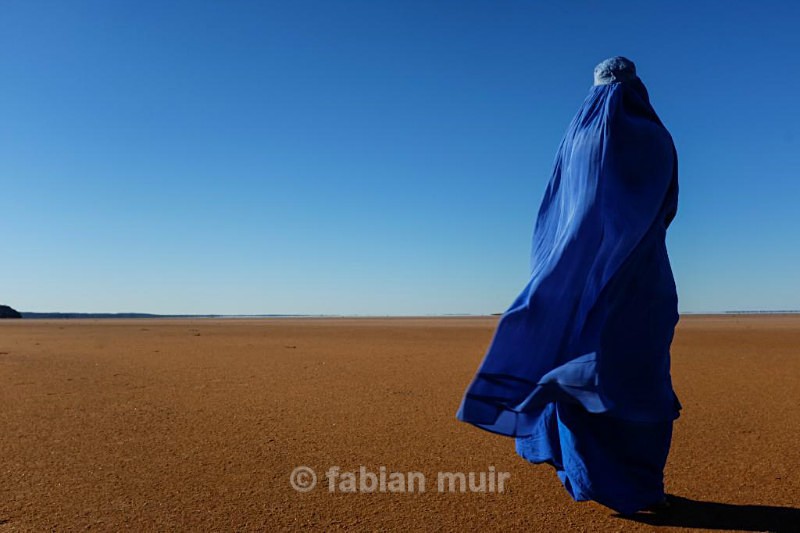 Fabian Muir Blue Burqa