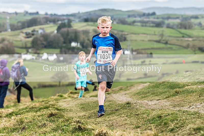 Helm Hill U9-8 - Kendal Winter League Helm Hill Under 9 Fell Race Sunday 16th March 2025