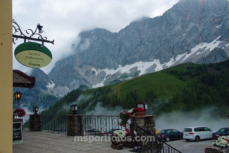 A Dachstein view from the restaurant patio - Travel, city/land scapes