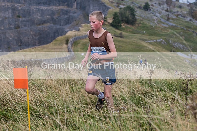 Year 7-90 - The English Schools Fell Running Championship Giggleswick Year 7 Sunday 6th October 2024