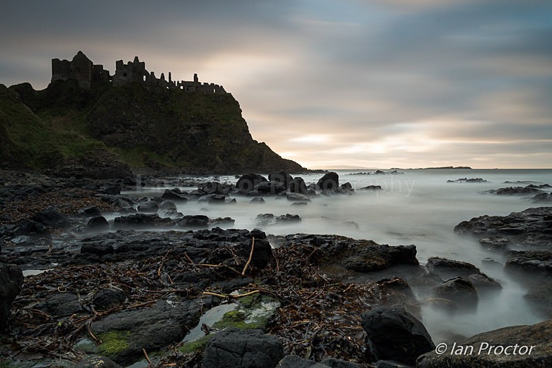 Dunluce Castle on the North Antrim Coast - County Antrim