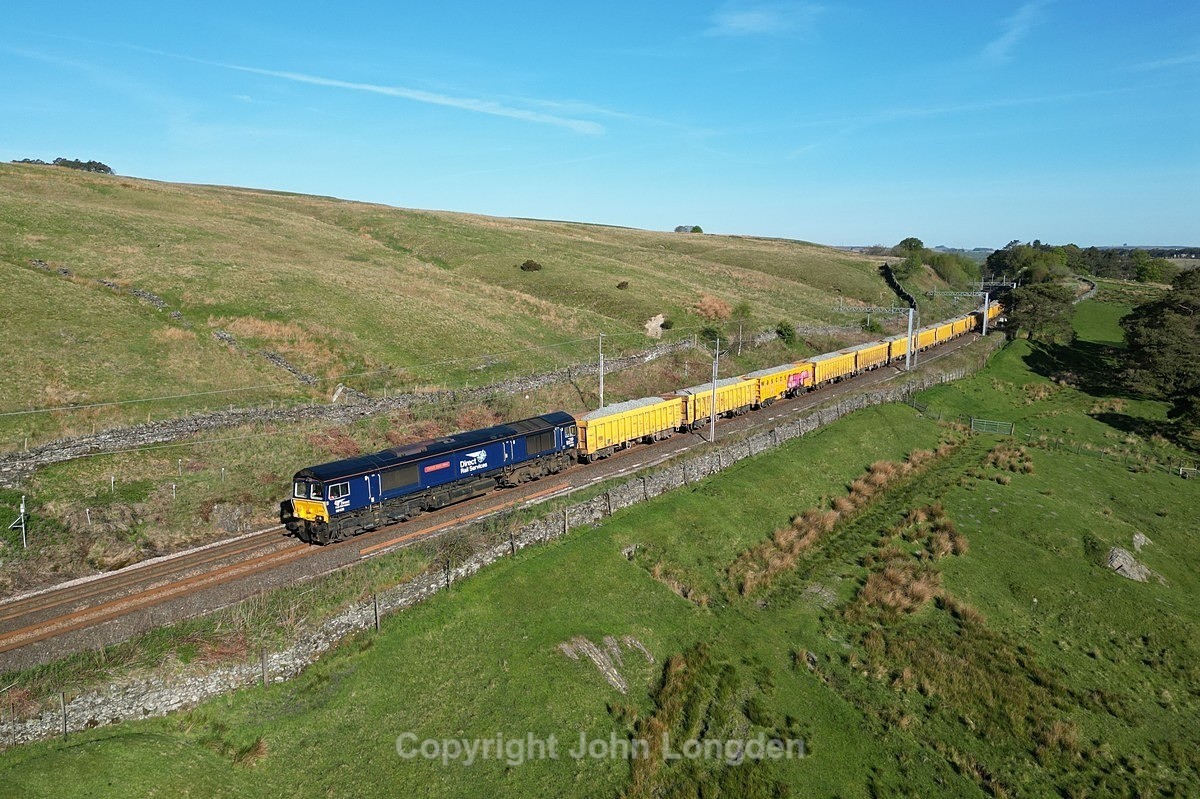 JL - 6.5.25 66428 6E73 Shap Quarry - Doncaster, Tebay N - Latest shots
