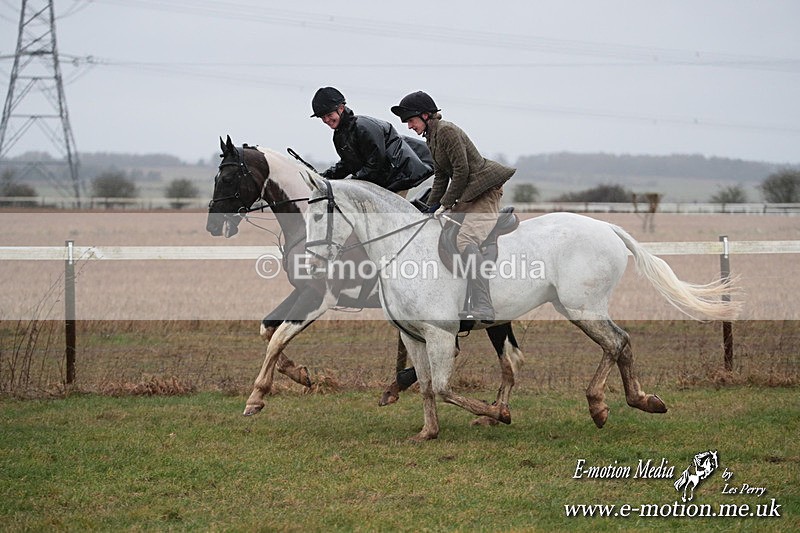 PtP 260125 239 - Cocklebarrow Point-to-Point racing with the Heythrop Hunt 26/01/25
