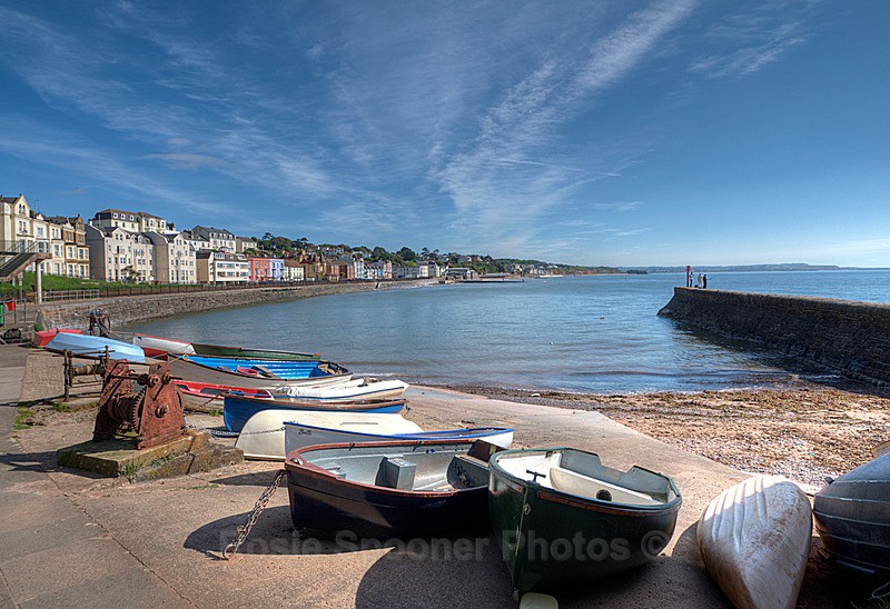 PRSPO04 ostcard Boat cove at Dawlish - Dawlish Postcards