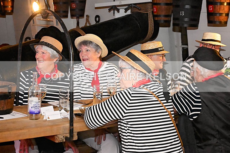 HMS PICKLE-51 - PICKLE NIGHT HMS WARRIOR 1860
