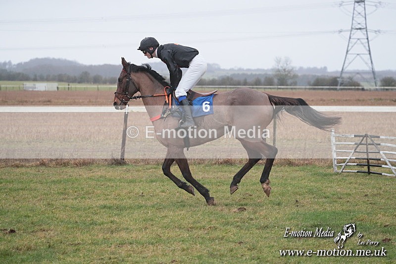 PtP 260125 502 - Cocklebarrow Point-to-Point racing with the Heythrop Hunt 26/01/25