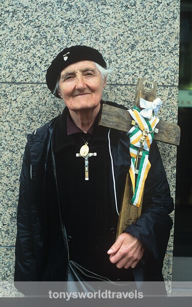 Smiling Black Maggie or Margret for the Cross, Dublin, Ireland 1997 - The Story behind the Photograph