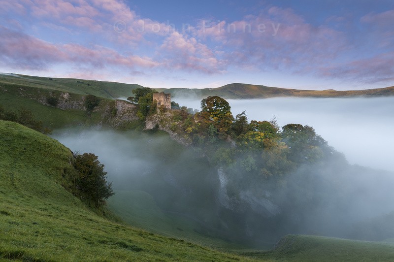 Peveril Castle Autumn Dawn. - Castles and Fortresses