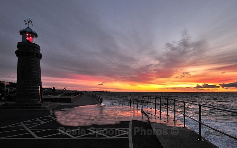The Lighthouse on Teignmouth Promenade at Sunrise  TS range - Teignmouth and Shaldon