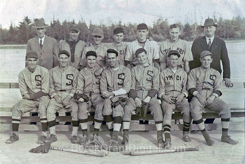 Saint John Baseball League All-Stars 1940s YMCI - Historic New Brunswick