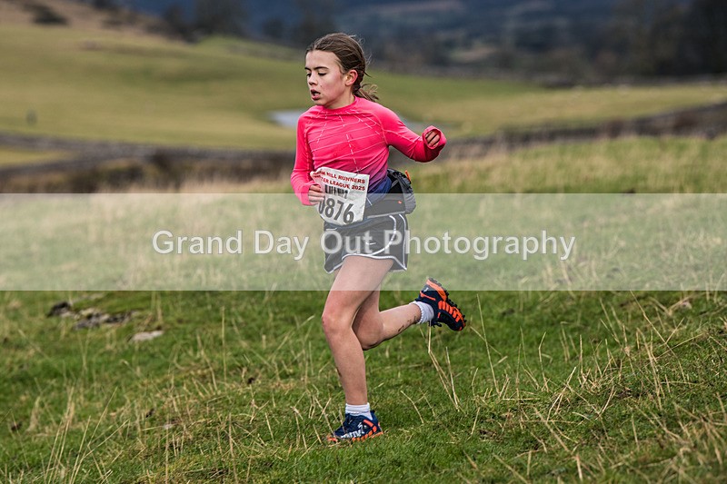 Cunswick U13-219 - Kendal Winter League Cunswick Scar Junior Under 13 Fell Race Sunday 26th January 2025