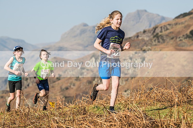 Elterwater-70 - Kendal Winter League Elterwater Under 13 Fell Race Sunday 9th March 2025