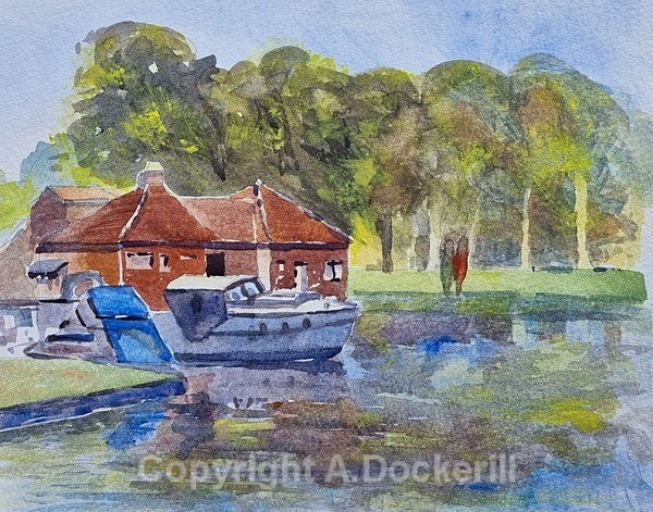 Beccles Quay - Watercolours