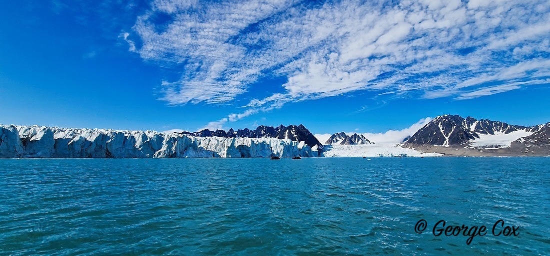 Glacier with Zodiacs - Svalbard - Realm of the Polar Bear