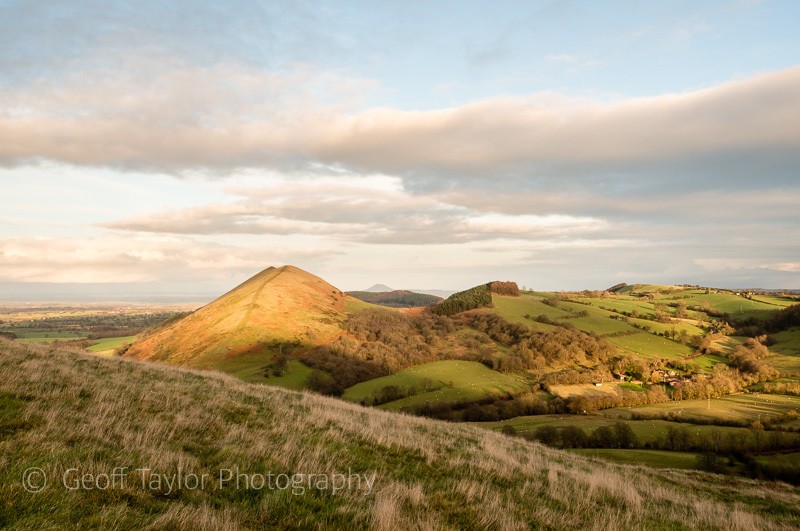 The Lawley and Hoar Edge from Little Caradoc - Stretton Hills