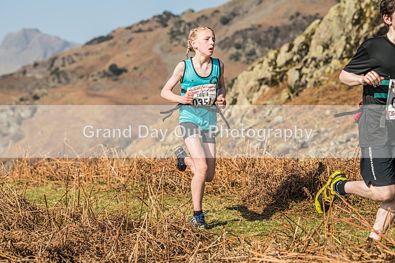 Elterwater-68 - Kendal Winter League Elterwater Under 13 Fell Race Sunday 9th March 2025